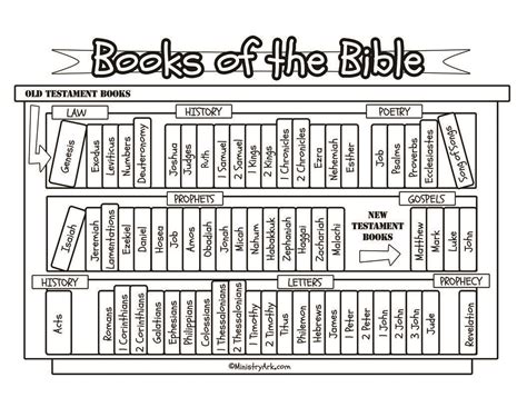 Books Of The Bible Memorization Chart