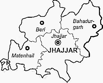 Jhajjar District | Jhajjar District Map