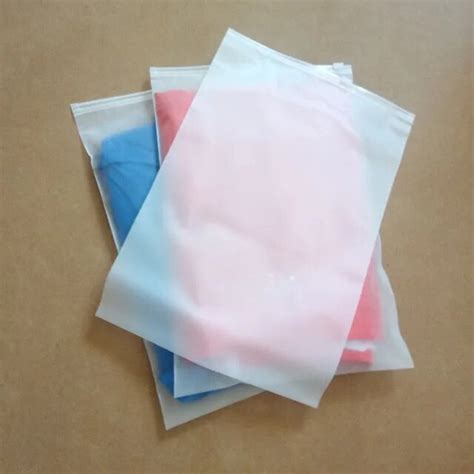 100pcs Frosted Thick 0.2mm Plastic Reclosable Zipper Poly Bag ...