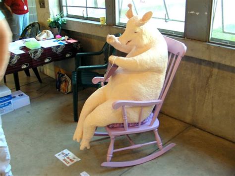 Pig in a rocking chair | Pig in a rocking chair | Flickr