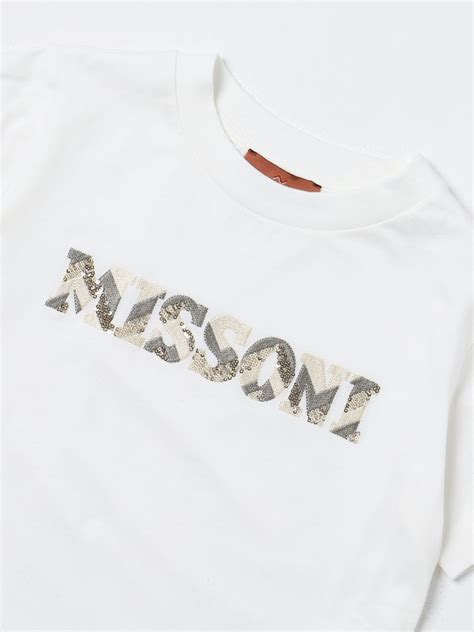 MISSONI KIDS: T-shirt kids Missoni - White 1 | Missoni Kids t-shirt MU8A61J0177 online at GIGLIO.COM