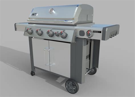 Weber Genesis II S-435 Gas Grill 3D model | CGTrader