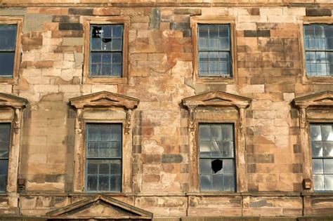 An Old Neglected Building in the City Centre Awaiting Demolition and ...