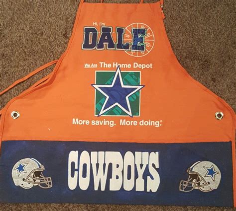 Dallas Cowboys | Home depot apron, Home depot, Work aprons