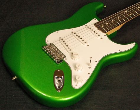 Fender Custom Shop Masterbuilt Stratocaster Lime Green Metallic by John Cruz | Stratocaster ...