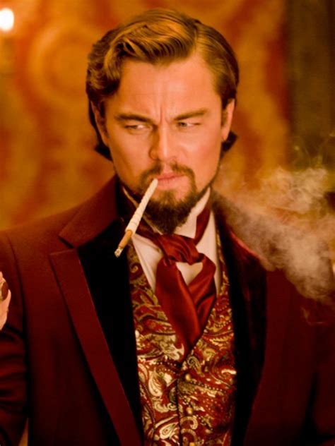 Django Unchained Leonardo DiCaprio Red Wool Coat - The Movie Fashion