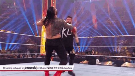 Roman Reigns Spear GIF - Roman reigns Spear Kevin owens - Discover ...