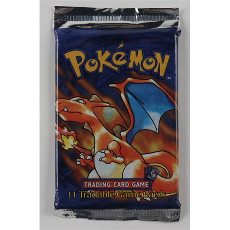 Pokemon Shadowless Base Set Art Charizard Booster Pack with (11) Cards | Pristine Auction