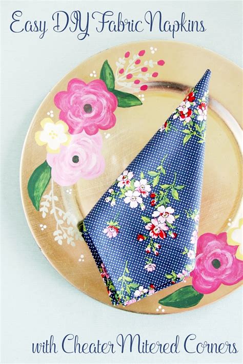 Tutorial: Sew your own fabric napkins – Sewing