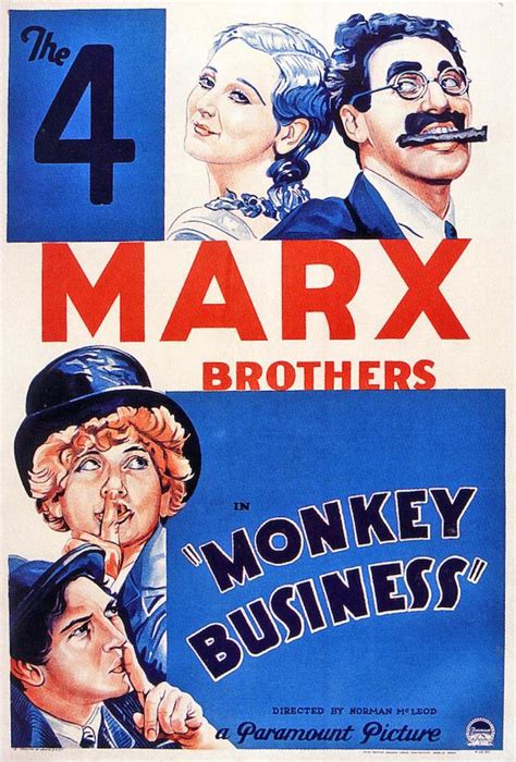 Monkey Business (1931) - Poster US - 949*1403px