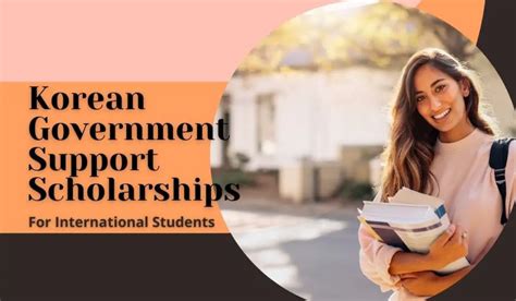 Korean Government Support Scholarships for International Students, 2020