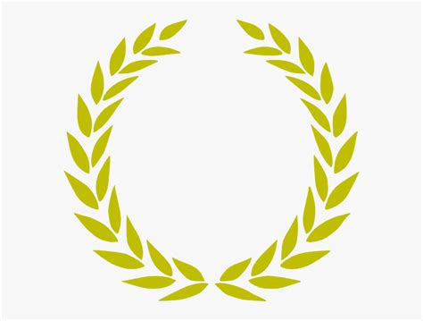 Roman Wreath Clipart - Gold Laurel Wreath Clipart, HD Png Download - kindpng