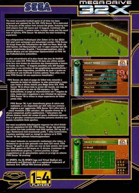 FIFA Soccer 96 cover or packaging material - MobyGames