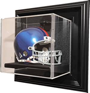 Amazon.com : NFL Logo Gear Mini helmet Case-Up Display, Black ...