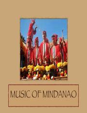 Q3 Music Of Mindanao.pdf - MUSIC OF MINDANAO CONTENT STANDARD The learner demonstrates ...