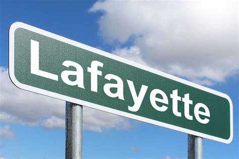 Lafayette - Free of Charge Creative Commons Green Highway sign image