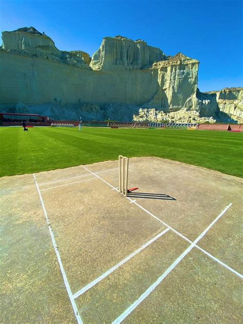 World's most attractive cricket stadium build among the mountains of Gwadar