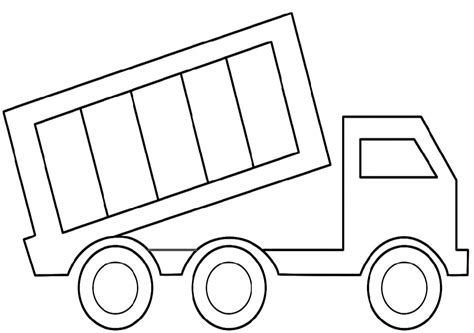 Printable Truck Template