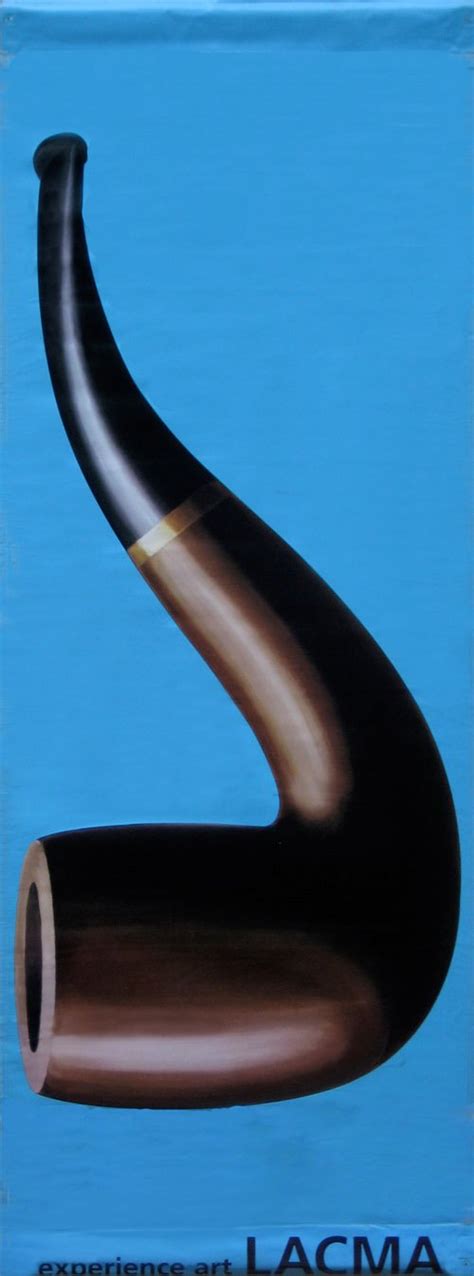 Rene Magritte "Pipe" Museum Street Banner – BetterWall