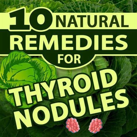 Here you have the most amazing natural remedies for thyroid nodules using only simple and ...