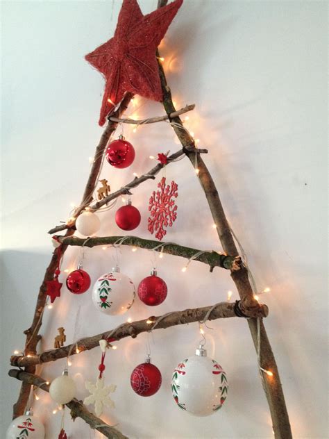 DIY Christmas tree with branches & cotton rope by www.kleinood.be ...