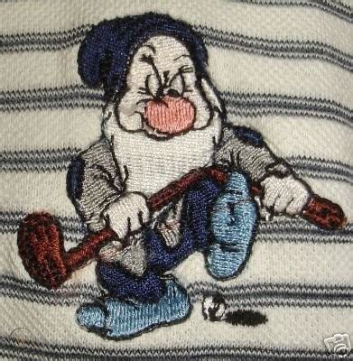 DISNEY Golf Collection *GRUMPY* Mens Golf Polo Shirt~XL | #25772477