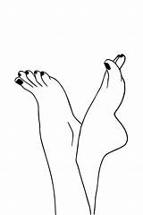 Feet Coloring Pages  sketch template