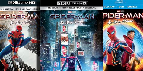 Spider-Man: No Way Home Reveals 4K Ultra HD, Blu-ray Box Art