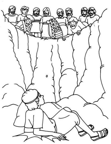 Free Bible Coloring Pages Joseph Sold Into Slavery - ChelseailTaylor