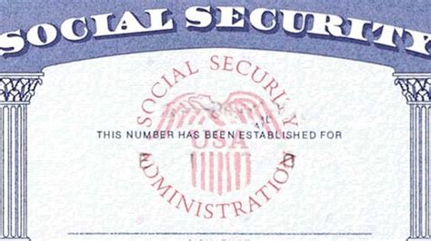 Blank Social Security Card Template Download