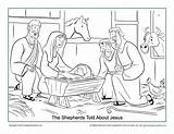 The Birth Of Jesus Coloring Pages sketch template