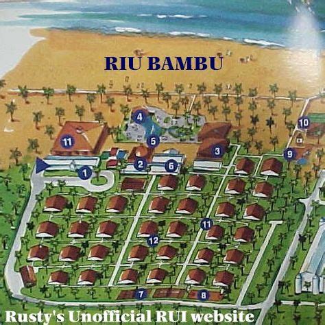 RIU Bambu Resort Map | Honeymoon destinations, Punta cana, Dream vacations