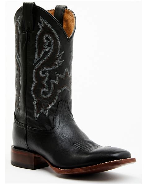 Cody James Men's Black Stockman Cowboy Boots - Square Toe - Country ...