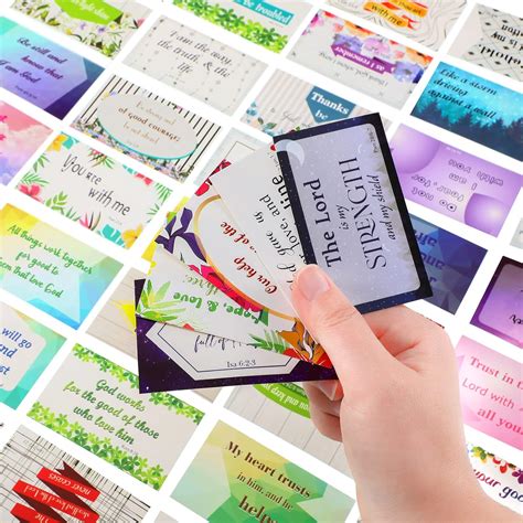 Amazon.com : 200 Pieces Bible Verse Cards with Full Scripture ...