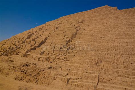 Huaca Pucllana Pyramid In Lima Peru Stock Image - Image of ruin ...