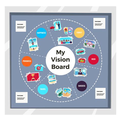 Goal Setting Vision Board Template