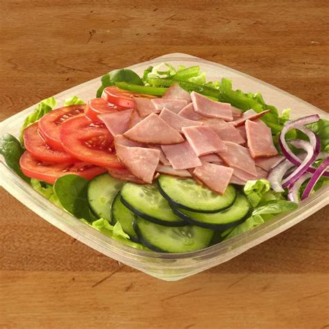 Subway Black Forest Ham Salad Nutrition Facts