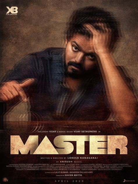 Thalapathy 64 is Master; Here's the first look poster!