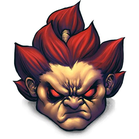 Street Fighter Akuma Icon | UltraBuuf Iconset | Mattahan