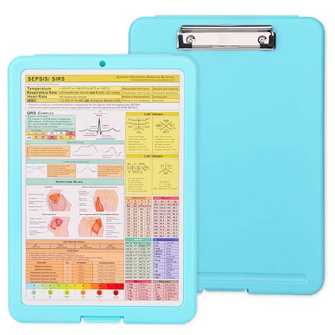 Buy Storage Clipboard with Cheat Sheet- Clipboard for Doctors, Nurses, Medical Students- Durable ...