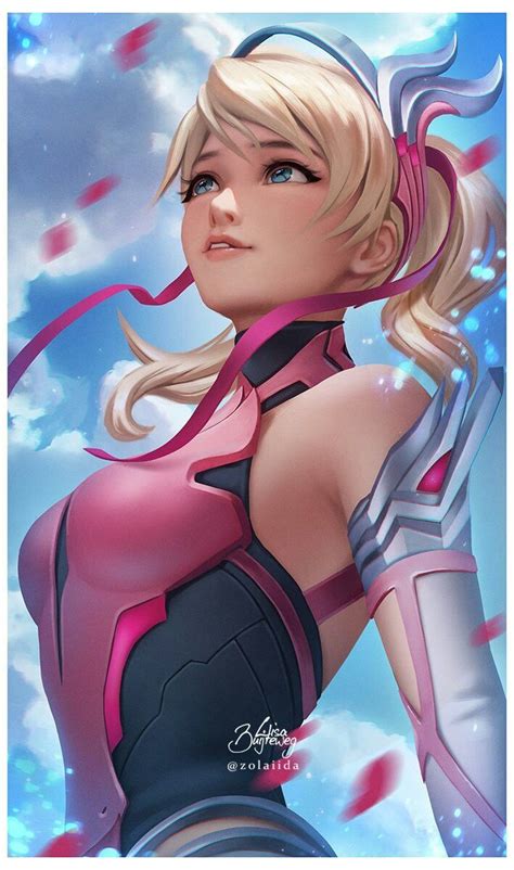 siga no twitter @eternarainhas2 Overwatch Mercy, Overwatch Fan Art ...