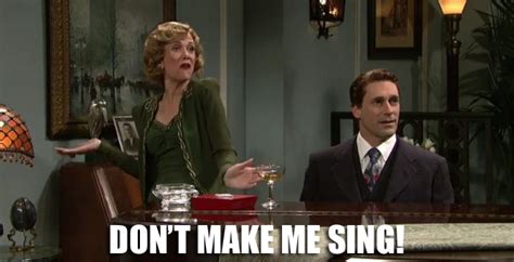 Kristen Wiig...Don't make me sing skit on SNL!! | Tv show quotes, Snl ...