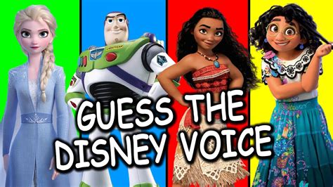 GUESS THE DISNEY VOICE - YouTube