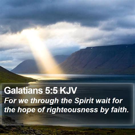 Galatians 5:5 KJV Bible Verse Images