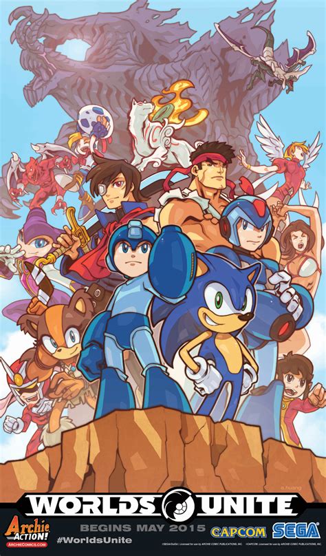 Popular SEGA and CAPCOM Franchises Join Archie Comics' Sonic/Mega Man ...