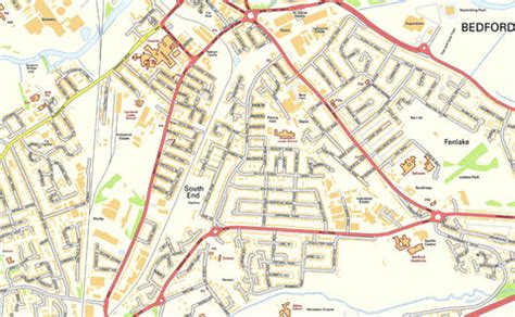 Bedford Street Map | I Love Maps