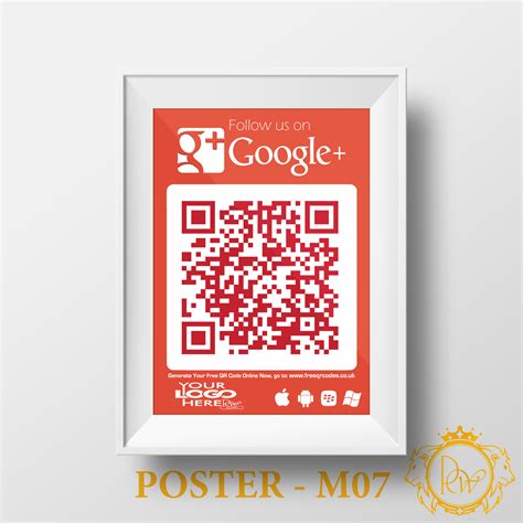 Qr Code Poster Template Free