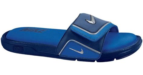 Lyst - Nike Comfort Slides in Blue for Men