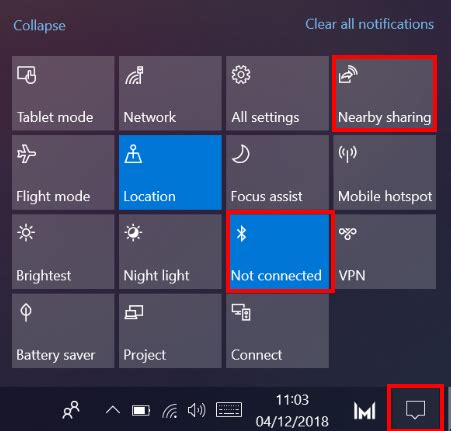 How To Share Things with Nearby Devices in Windows 10? - Nucleio Information Services