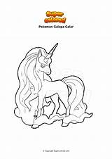 Coloriage Pokemon Galopa Galar  Supercoloredcom sketch template